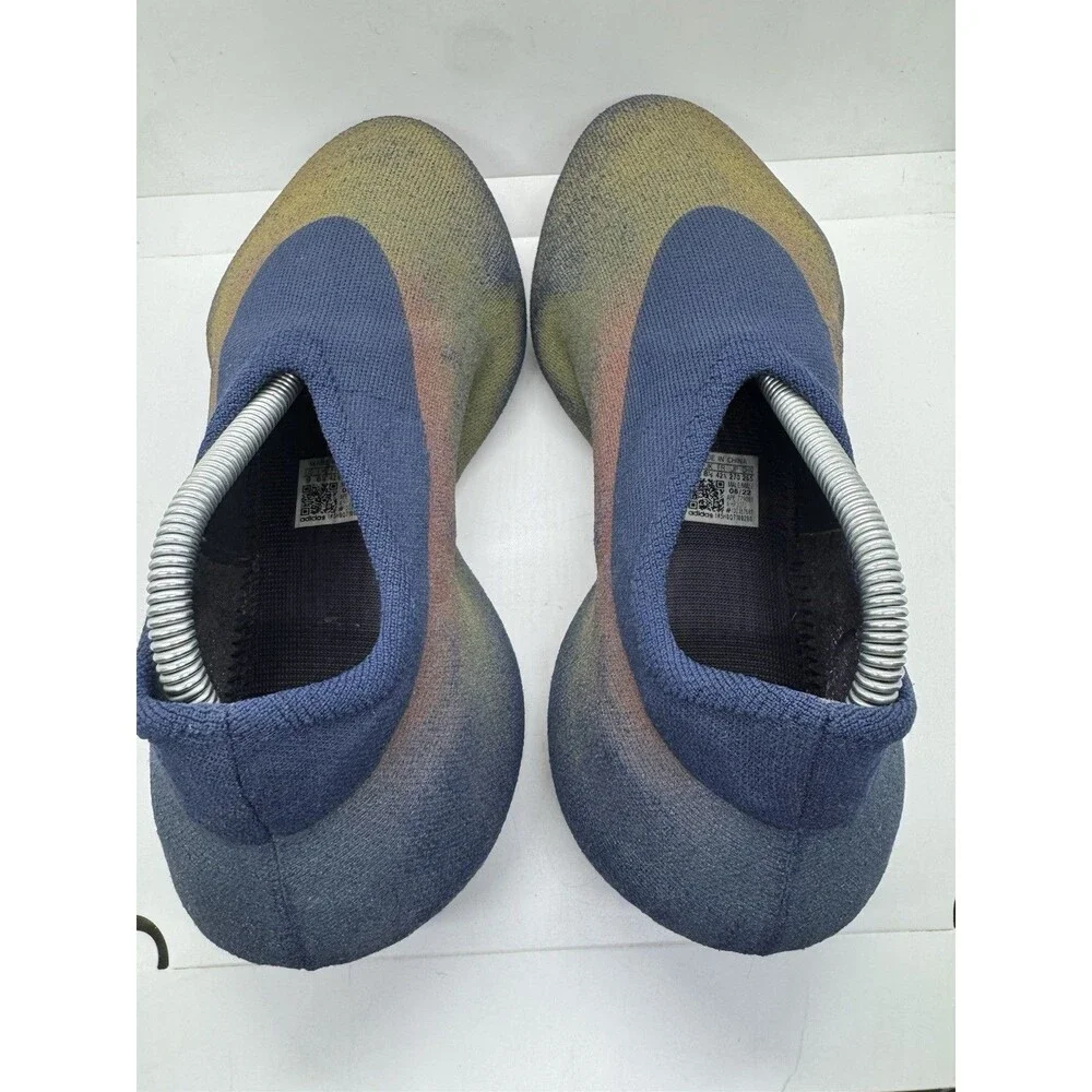 Adidas Yeezy Knit Runner Faded Indigo Mens 9 Blue Navy Shoes Slip on